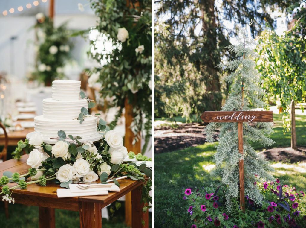 The Gardens At Elm Bank Wedding Lindsey Gabe S Elegant Modern